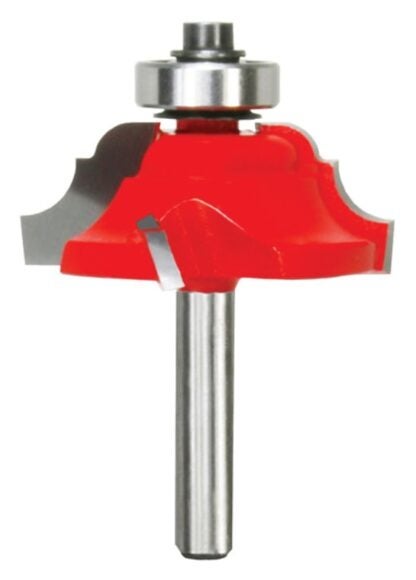 Freud 38-352 Router Bit, 1-5/8 in Dia Cutter, 2-5/16 in OAL, 1/4 in Dia Shank, 4-Cutter, Carbide