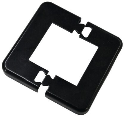 Regal BC-BL Base Plate Cover, Aluminum, Black, Powder-Coated, For: 2-1/4 in Posts