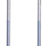 ProSource LR352 U-Bolt, 5/16 in Thread, 3-3/4 in L Thread, Steel, Zinc Sells in Quantity of 10