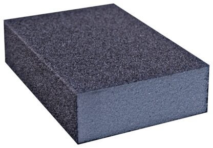 Richard 07010 Sanding Sponge, 4 in L, 2-3/4 in W, Coarse, Medium