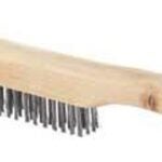 Richard 03251 Wire Brush, 1 in W Brush, Carbon Steel Bristle, 5 in L Handle