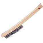 Hyde Richard Series 03252 Wire Brush, 1 in L Trim, Carbon Steel Bristle