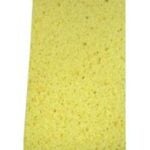 Richard 05665 Cellulose Sponge, 8 in L, 5 in W, 2-1/2 in Thick, Cotton Fiber/Wood, Yellow