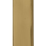 Hy-Ko Prestige Series BR-51PB/1 House Number, Character: 1, 5 in H Character, Brass Character, Brass Sells in Quantity of 3