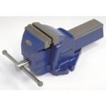 Irwin Record 1ZR Mechanic Vise, 3-3/4 in Jaw Opening, 3 in W Jaw, 1-7/8 in D Throat, Steel