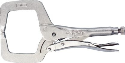 IRWIN 17 C-Clamp, 500 lb Clamping, 2-1/8 in Max Opening Size, 1-1/2 in D Throat, Steel Body