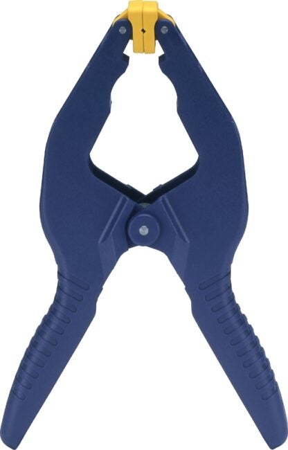 IRWIN 58300 Spring Clamp, 3 in Clamping, Resin, Blue/Yellow