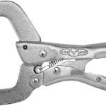 IRWIN 18 C-Clamp, 850 lb Clamping, 2-1/8 in Max Opening Size, 1-1/2 in D Throat, Steel Body