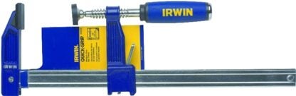 IRWIN QUICK-GRIP 223112 Medium-Duty Bar Clamp, 12 in Max Opening Size, 3-1/8 in D Throat