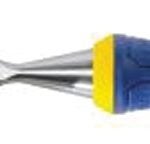 IRWIN 1768774 Construction Chisel, 1/2 in Tip, 4-1/8 in OAL, HCS Blade, Ergonomic Handle