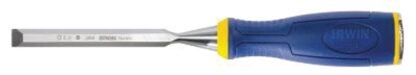 IRWIN 1768774 Construction Chisel, 1/2 in Tip, 4-1/8 in OAL, HCS Blade, Ergonomic Handle