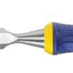 IRWIN 1768776 Construction Chisel, 3/4 in Tip, 4-1/4 in OAL, HCS Blade, Ergonomic Handle