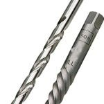 IRWIN 53701 Extractor and Drill Bit Set, Spiral Flute, HSS