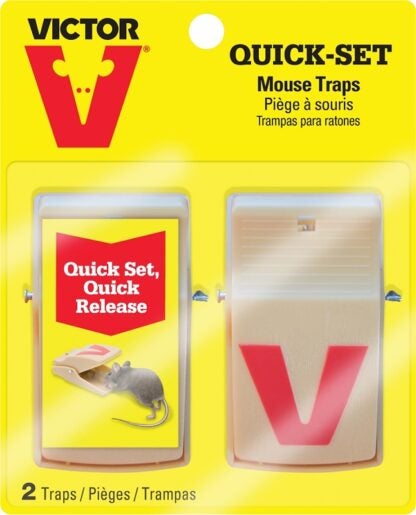 Woodstream QUICK-SET M137TRI Mouse Trap