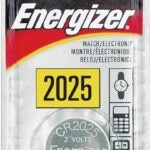 Energizer ECR2025BP Coin Cell Battery, 3 V Battery, 170 mAh, CR2025 Battery, Lithium, Manganese Dioxide Sells in Quantity of 6