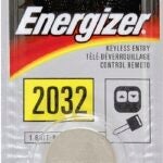 Energizer ECR2032BP Coin Cell Battery, 3 V Battery, 235 mAh, CR2032 Battery, Lithium, Manganese Dioxide Sells in Quantity of 6