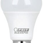 Feit Electric A1100/850/10KLED/2 LED Lamp, General Purpose, A19 Lamp, 75 W Equivalent, E26 Lamp Base, Daylight Light