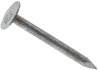 ProFIT 0132139 Hand Drive Roofing Nail, 2 in L, Flat Head, 11 ga Gauge, Steel