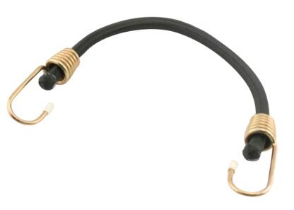 Erickson 06801 Bungee Cord, 2 in Dia, 13 in L, Black, Hook End