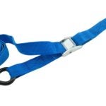 Erickson 01100 Cam Buckle Strap, 1 in W, 10 ft L, 300 lb Working Load, Polyester, Blue