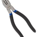 Vulcan PC918-11 Linesman Plier, 7 in OAL, 1.2 mm Cutting Capacity, 1-1/4 in Jaw Opening, Black/Blue Handle, 1 in W Jaw