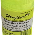 Stringliner Pro Series 35765 Construction Line, #18 Dia, 1000 ft L, 165 lb Working Load, Nylon, Fluorescent Yellow