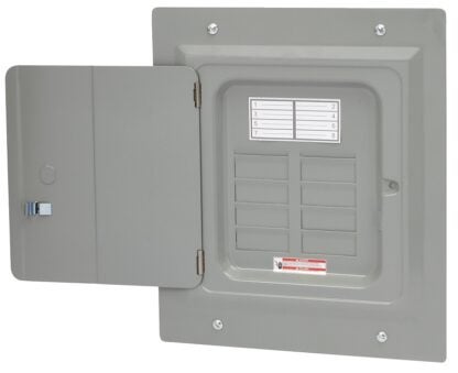 Eaton CCPL108 Load Center, 125 A, 8-Space, 16-Circuit, Non-Combination, Plug-In Main Lug, Type BR, NEMA 1 Enclosure