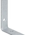 National Hardware 115BC Series N220-202 Corner Brace, 4 in L, 7/8 in W, Galvanized Steel, 0.12 Thick Material