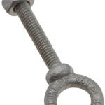 National Hardware N245-100 Eye Bolt, 5/16-18 Thread, 2-1/8 in L Thread, 5/8 in ID x 1-1/8 in OD Dia Eye