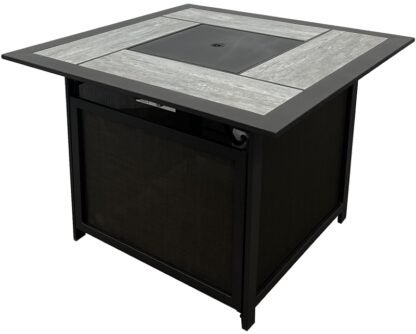 Seasonal Trends HTCS37GA Venice Fire Pit Table, 36.42 in OAW, 36.42 in OAD, 25.98 in OAH, Square, Propane Gas