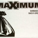 Maximum 33100 Industrial Garbage Bag, LLDPE, Black