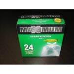 Maximum 26324 Recycling Bag, Clear