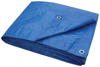 ProSource T1620BB70 Tarpaulin, 20 ft L, 16 ft W, 3.5 mil Thick, Polyethylene, Blue