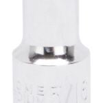 Vulcan MT6493341 Drive Socket, 5/16 in Socket, 3/8 in Drive, 6-Point, Chrome Vanadium Steel, Chrome