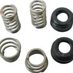 ProSource PMB-075 Seat and Spring Kits, Stainless Steel/Rubber, Silver Black, 6-Piece