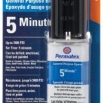 Permatex 84111 Gel Epoxy, Clear, Liquid, 0.84 oz Carded