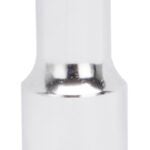 Vulcan MT6500661 Drive Socket, 7 mm Socket, 3/8 in Drive, 6-Point, Chrome Vanadium Steel, Chrome