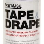 Trimaco EasyMask 396490 Masking Film, 22 m L, 2.4 m W, Clear