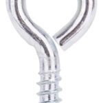 ProSource LR219 Screw Eye, 4.75 mm Dia Wire, 6.2 mm Thread, 3/4 in L Thread, 1-13/16 in OAL, 116 lb Working Load, Steel Sells in Quantity of 20