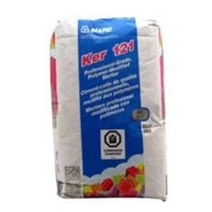 Mapei 1215000021 Tile Mortar, Gray, Powder, 50 lb Bag, 75 to 90 sq-ft Coverage Area