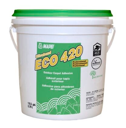 Mapei Ultrabond ECO 420 1042002 Carpet Adhesive, Paste Beige, 1 gal, Pail Sells in Quantity of 4