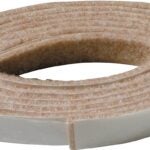 Shepherd Hardware Felt ClothGard Series 9818 Protective Pad Roll, Felt Cloth, Beige, 58 in L, 1/2 in W, Rectangular