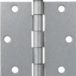 ProSource LR-045-PS Utility Hinge, Steel, Galvanized, Removable Pin, 180 deg Range of Motion, Full Mortise Mounting