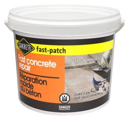 Sakrete 12091102 Concrete/Masonry Repair Mix, Gray, Powder, 2 kg, Pail