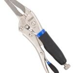 Vulcan JL-NP024 Locking Plier, 6-1/2 in OAL, 2 in Jaw Opening, Black Handle, Comfort-Grip Handle, 3/4 in W Jaw