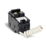 Square D Homeline CHOM240GFI Circuit Breaker, Class A, Mini, 40 A, 2 -Pole, 120/240 VAC, Plug Mounting, Black