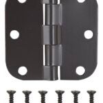 ProSource LR-704-PS Door Hinge, Steel, Oil-Rubbed Bronze, Loose Pin, 180 deg Range of Motion, Screw Mounting