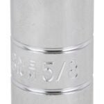 Vulcan MT6511836 Drive Socket, 5/8 in Socket, 1/2 in Drive, 6-Point, Chrome Vanadium Steel, Chrome