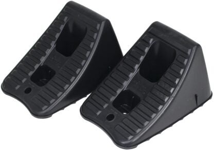 FloTool 11930 Wheel Chock, 9 in L, 5 in W, 6 in H, Plastic Sells in Quantity of 4