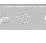 National Hardware N130-732 Strap Hinge, 0.22 in Thick Leaf, Steel, Zinc, 150 lb